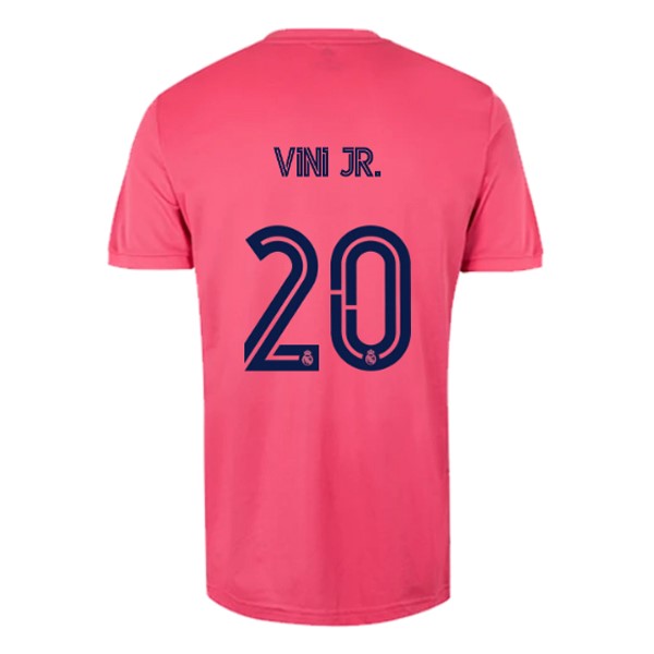 Maillot Football Real Madrid Exterieur NO.20 Vini Jr. 2020-21 Rose